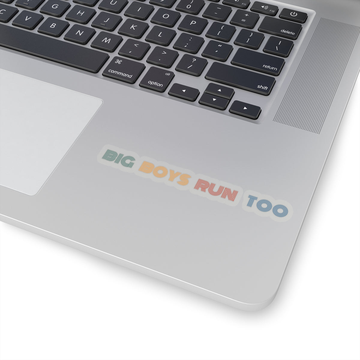 Big Boys Run Too (ALT LOGO) Kiss-Cut Stickers