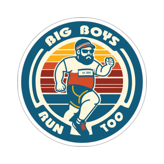 Big Boys Run Too Kiss-Cut Stickers